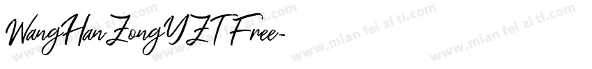 WangHanZongYZT Free字体转换